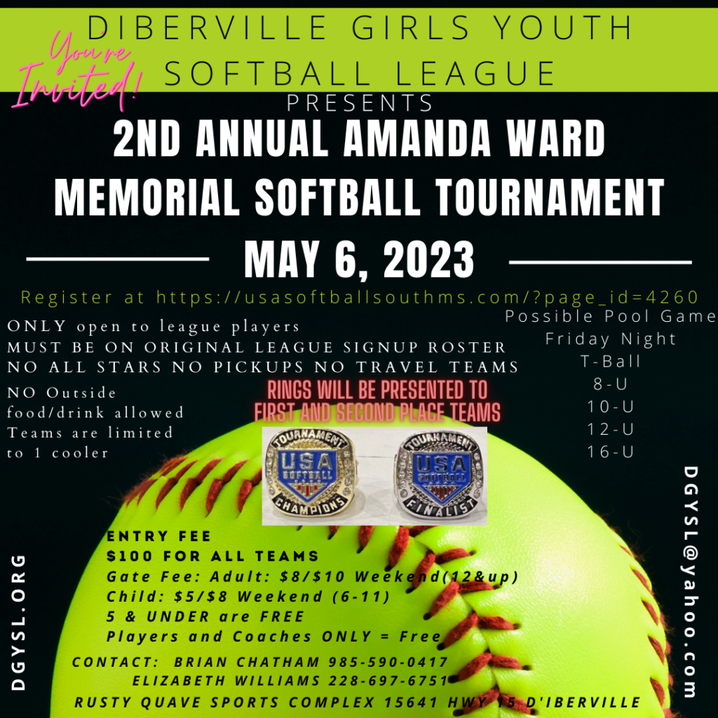 2023 d'Iberville 2nd Annual Amanda Ward Memorial Tournament